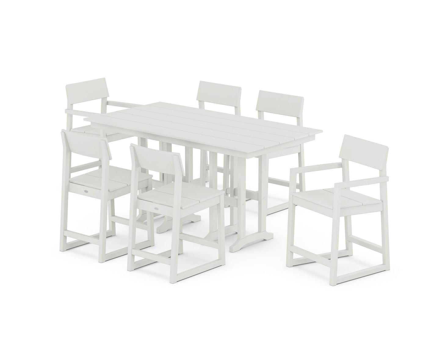EDGE 7-Piece Farmhouse Counter Set
