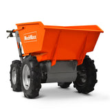 MechMaxx T25 Mini Dumper 660 lbs Capacity 6.5HP Gas Powered Wheelbarrow Cart 4F+1R Gearbox New