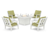 Wovendale 5-Piece Deep Seating Set with Fire Pit Table