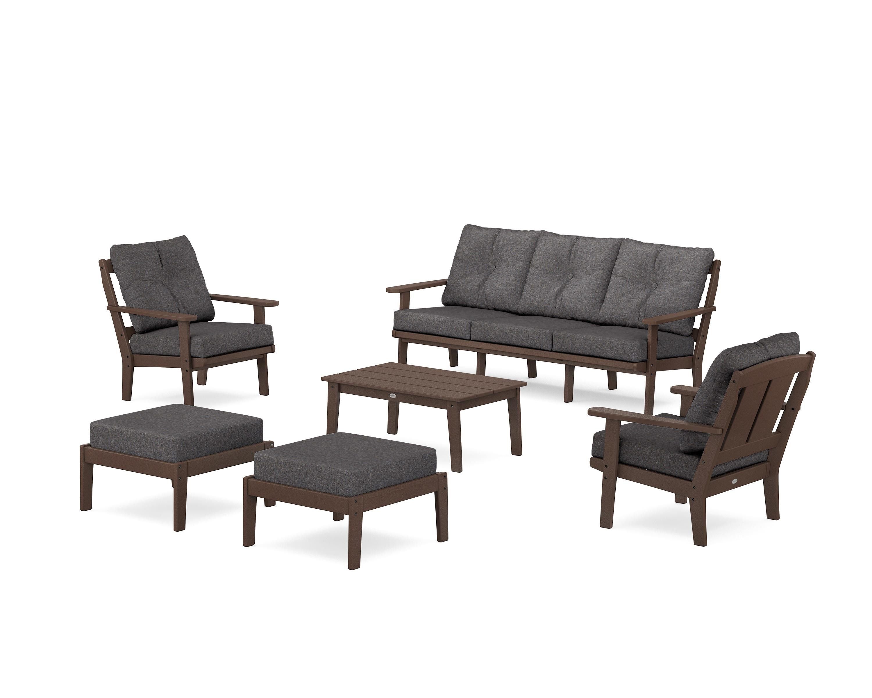 Mission 6-Piece Lounge Sofa Set