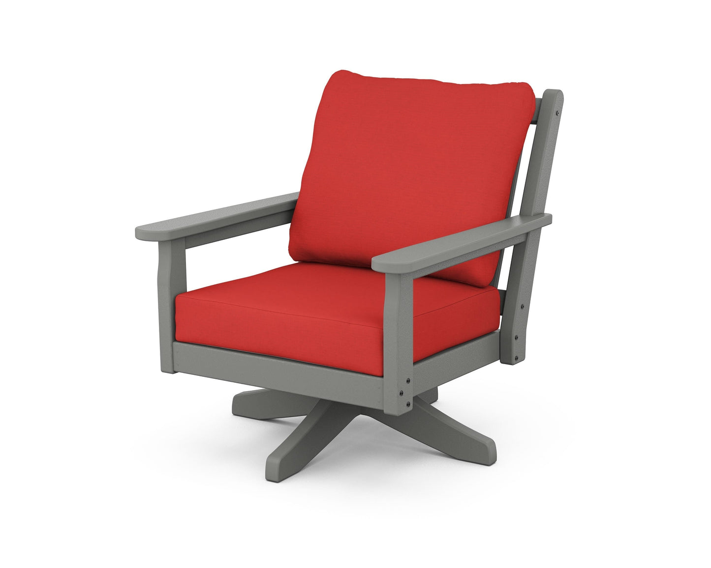 Chippendale Deep Seating Swivel Chair