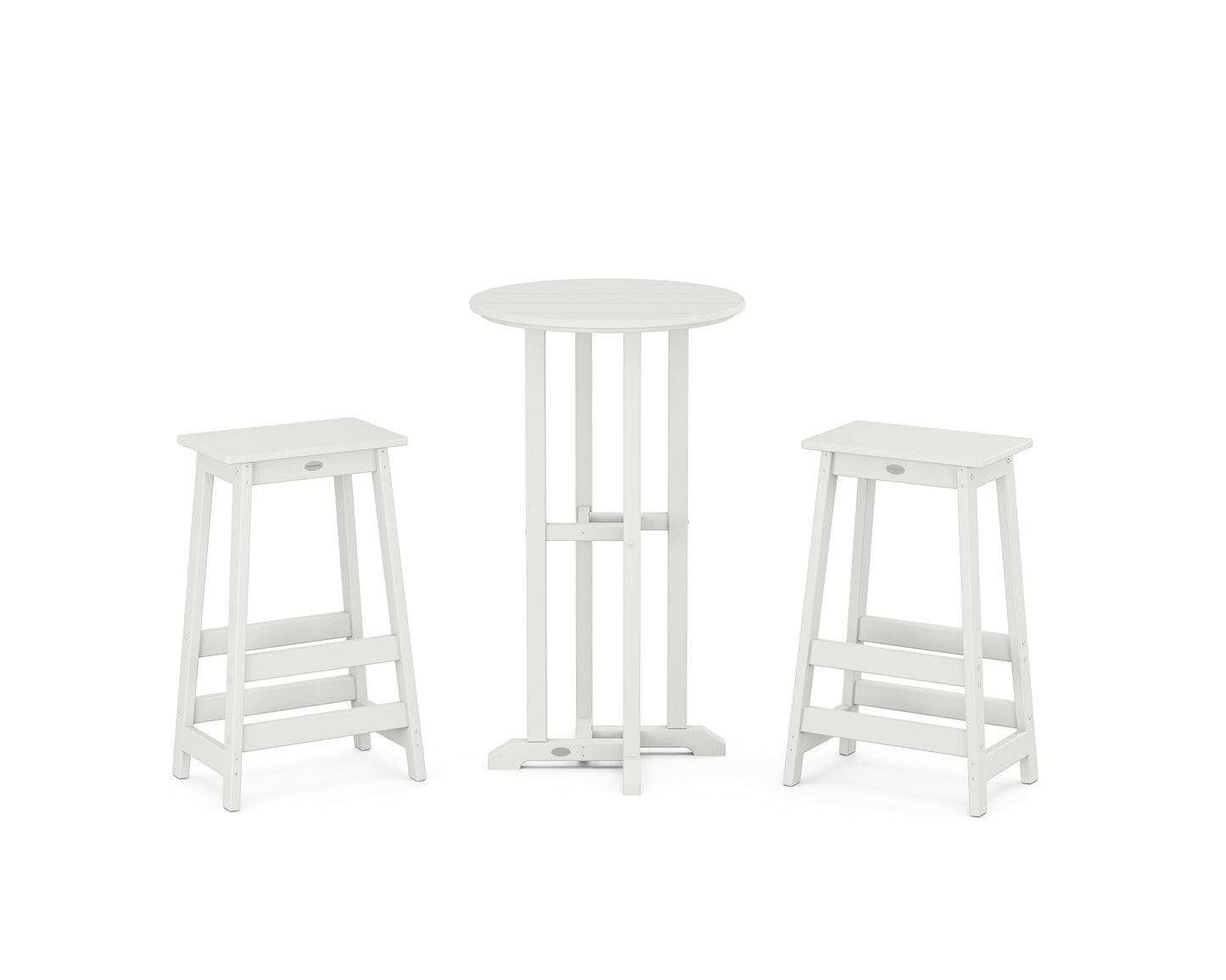 Modern Studio Bar Stool 3-Piece Bistro Set