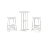 Modern Studio Bar Stool 3-Piece Bistro Set
