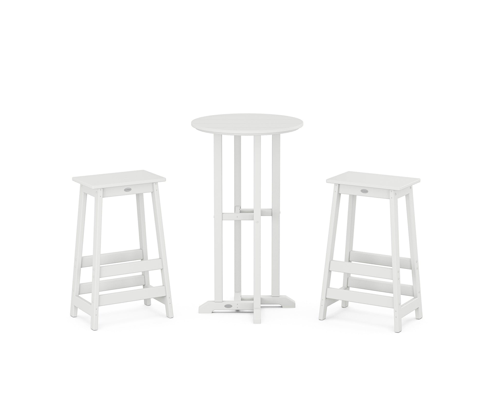Modern Studio Bar Stool 3-Piece Bistro Set