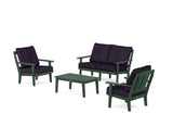 Mission 4-Piece Deep Seating Set with Loveseat