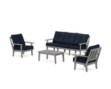 Oxford 4-Piece Deep Seating Set with Sofa