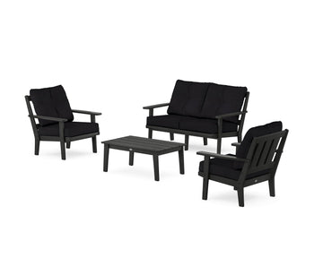 Oxford 4-Piece Deep Seating Set with Loveseat
