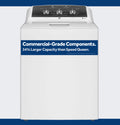 GE® 4.3 cu. ft. Capacity Washer with Stainless Steel Basket,5-yr Limited Warranty