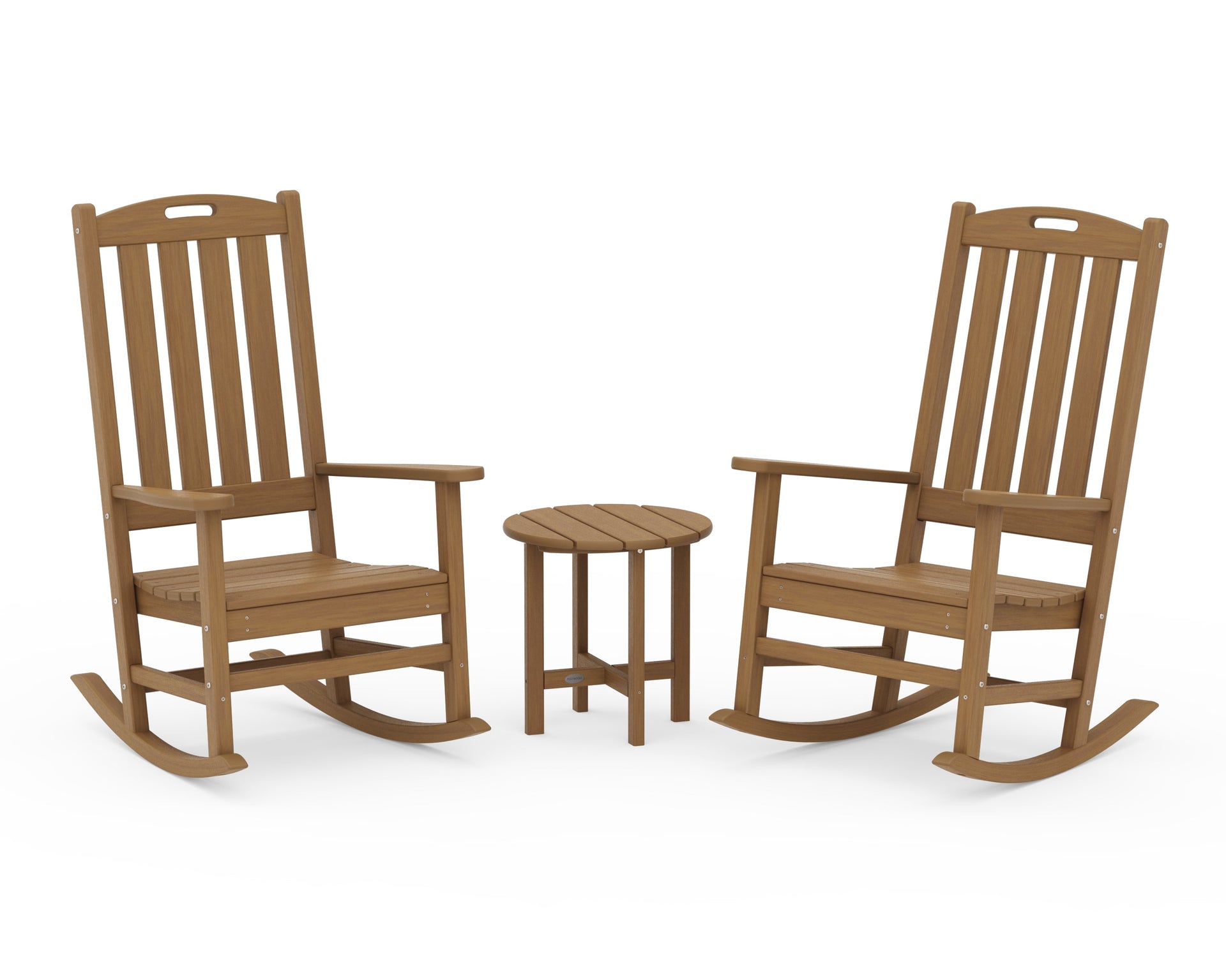 Nautical 3-Piece Porch Rocking Chair Set