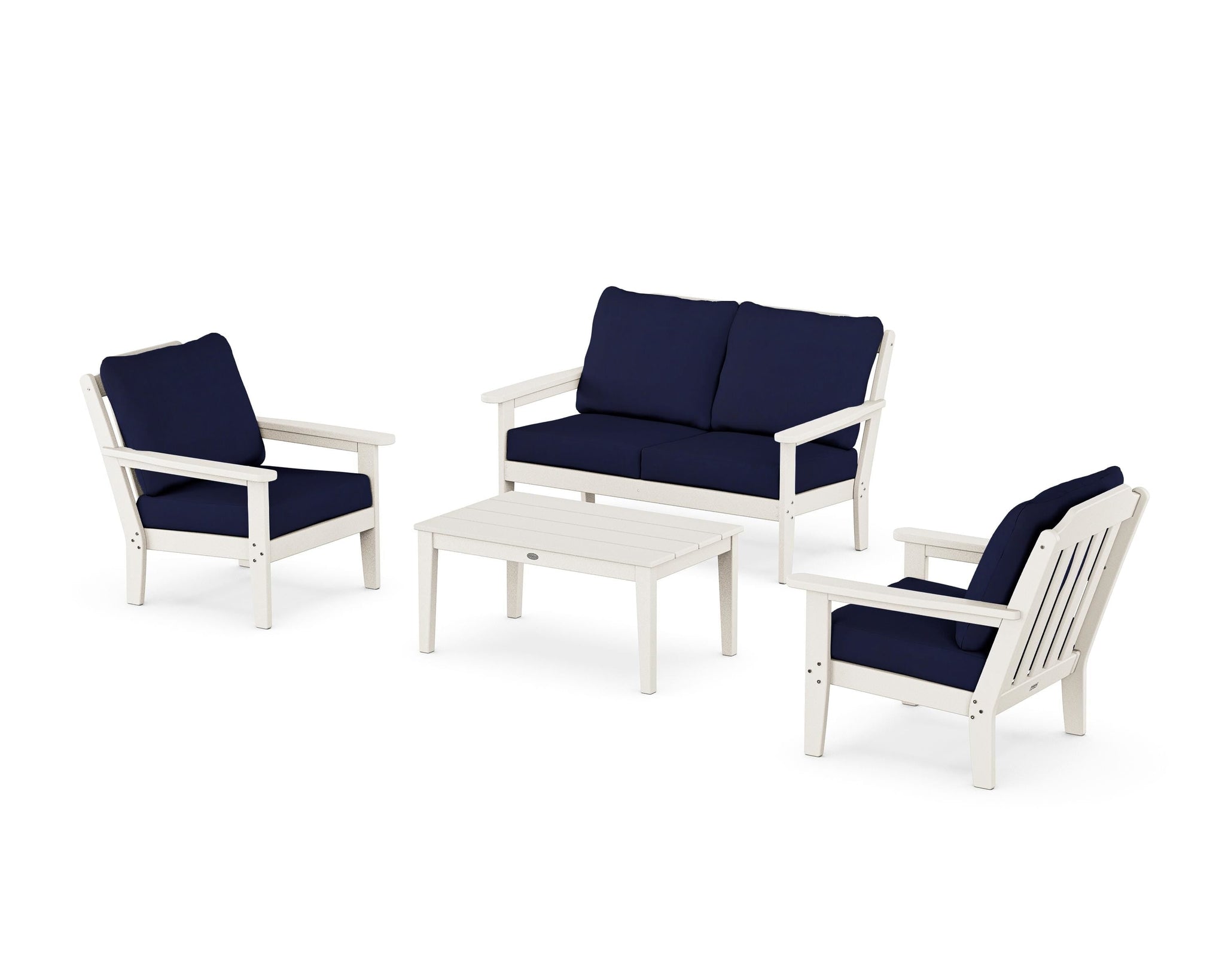 Cottage 4-Piece Deep Seating Set with Loveseat