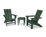 Modern 3-Piece Curveback  Adirondack Set