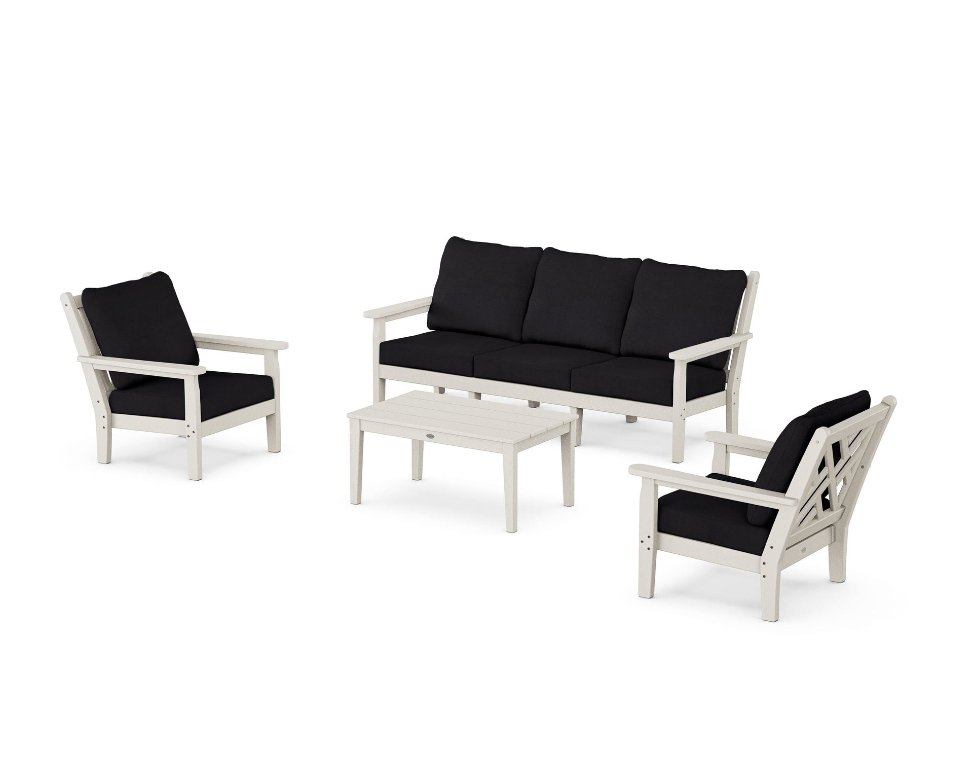 Chippendale 4-Piece Deep Seating Set with Sofa