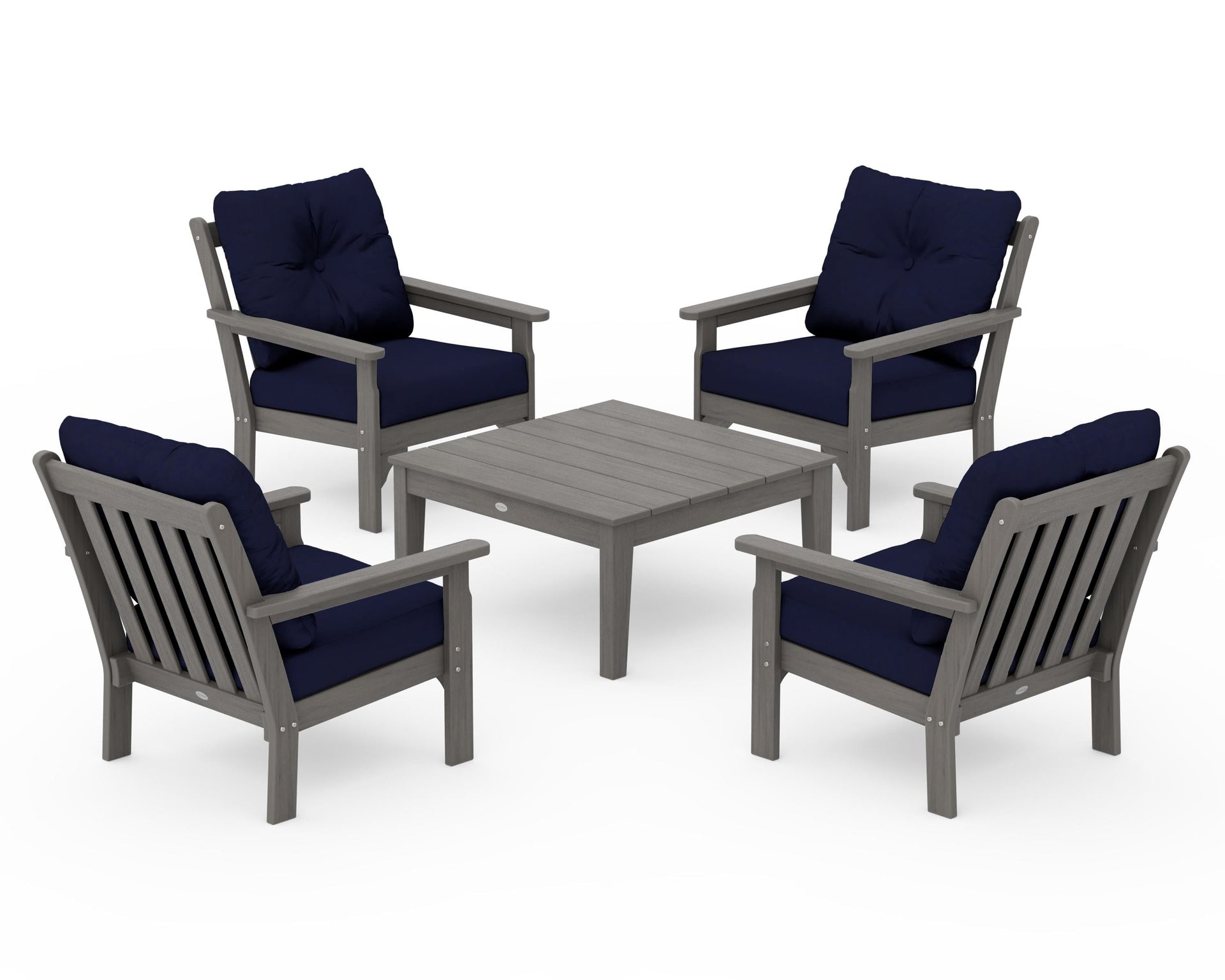 Vineyard 5-Piece Deep Seating Conversation Set