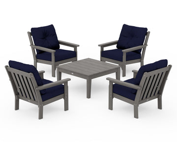Vineyard 5-Piece Deep Seating Conversation Set