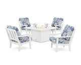 Oxford 5-Piece Deep Seating Set with Fire Pit Table