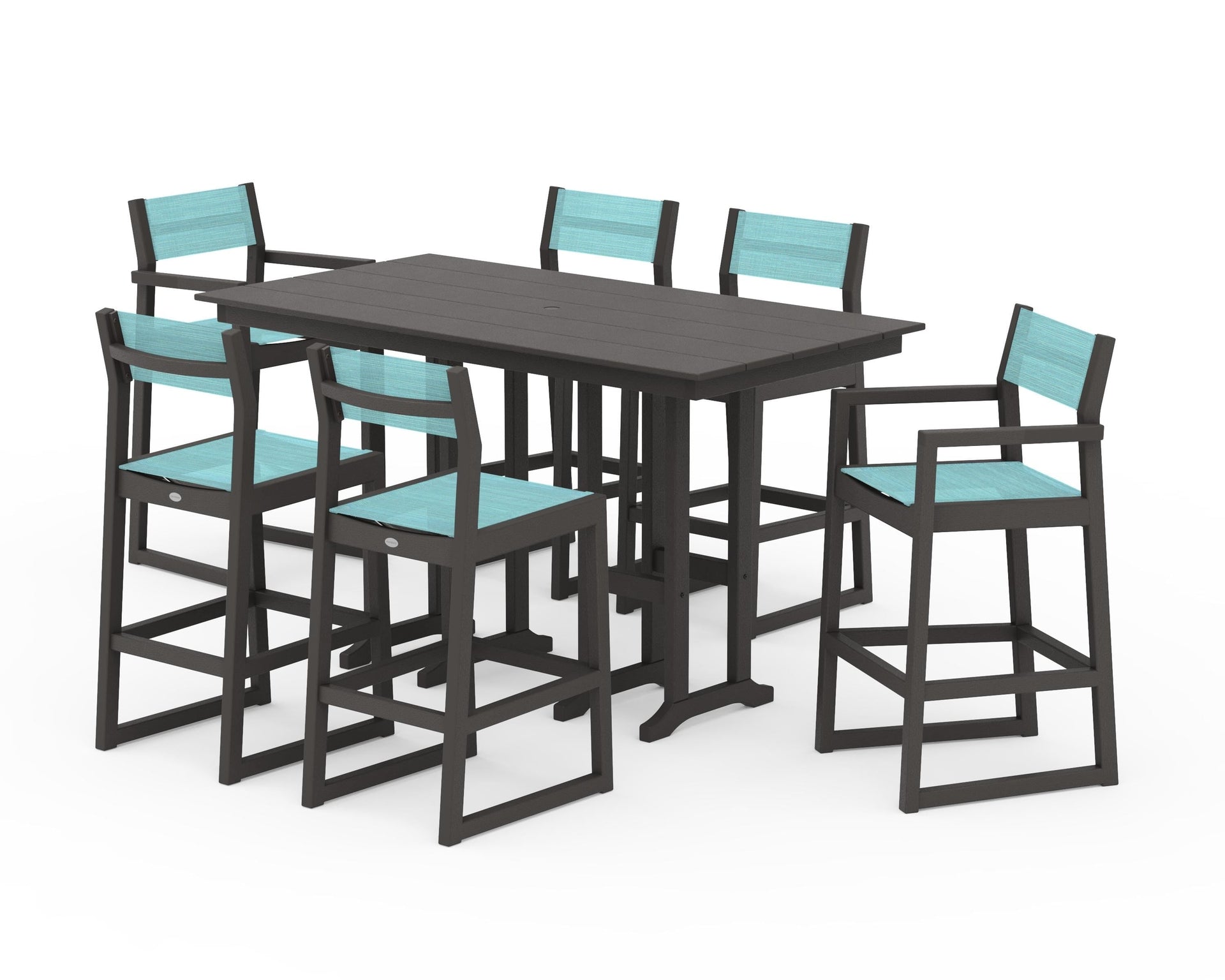 EDGE Sling 7-Piece Farmhouse Bar Set