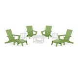 Modern Studio Folding Adirondack 9-Piece Conversation Set