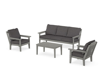 Cottage 4-Piece Deep Seating Set with Sofa