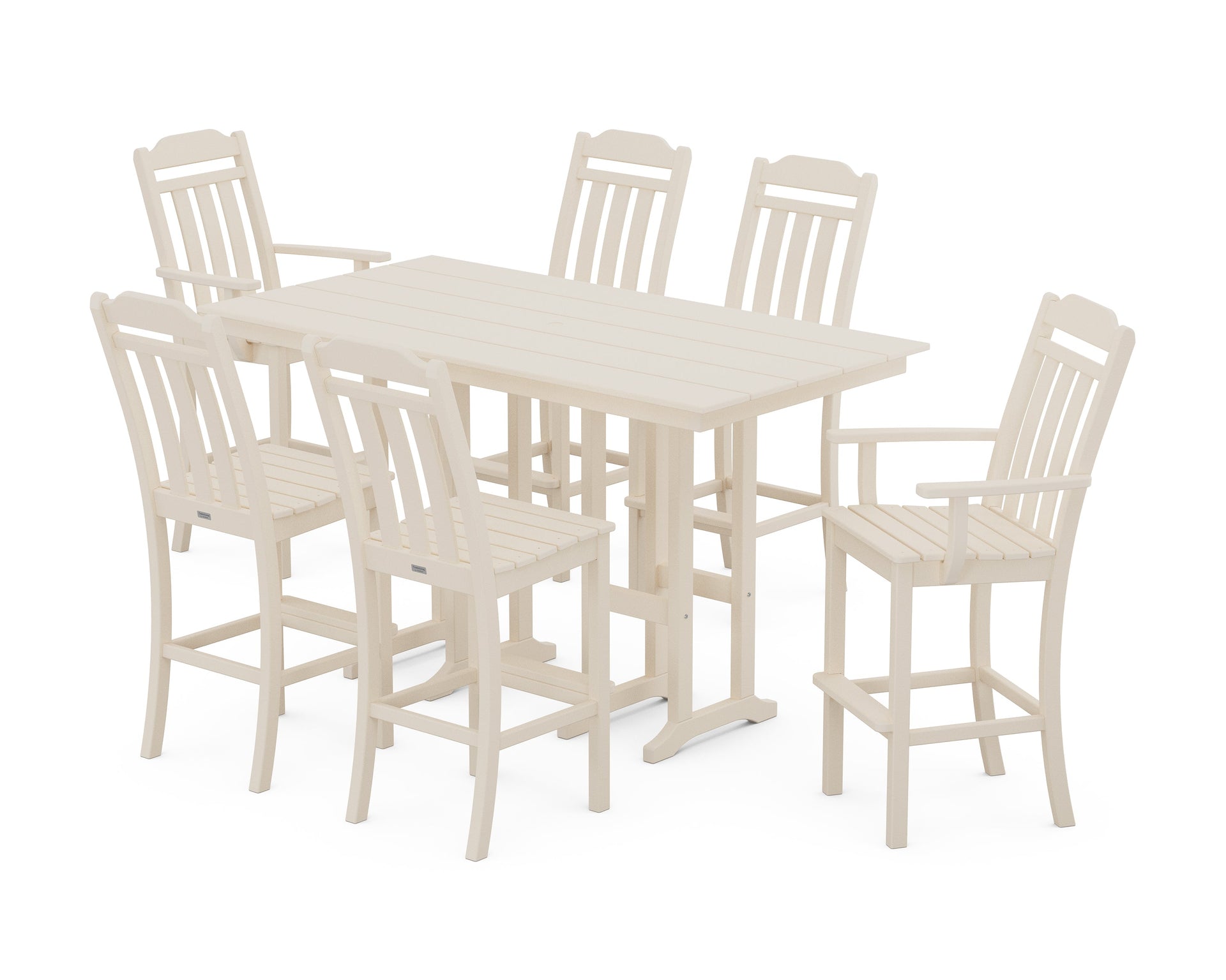 Cottage 7-Piece Farmhouse Bar Set