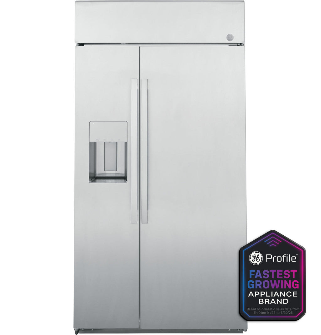 GE Profile™ 48" Smart Built-In Side-by-Side Refrigerator with Dispenser
