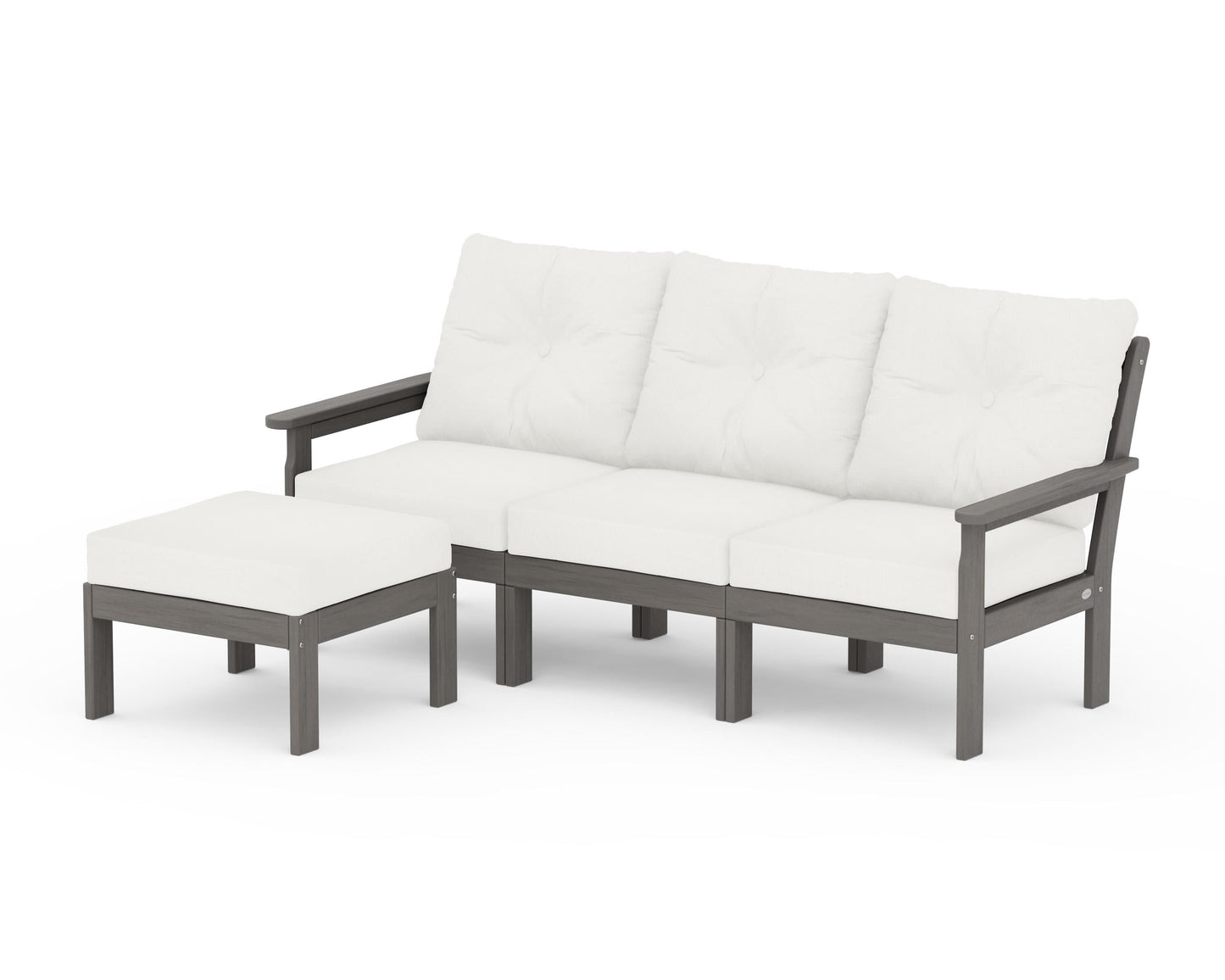 Vineyard 4-Piece Sectional with Ottoman