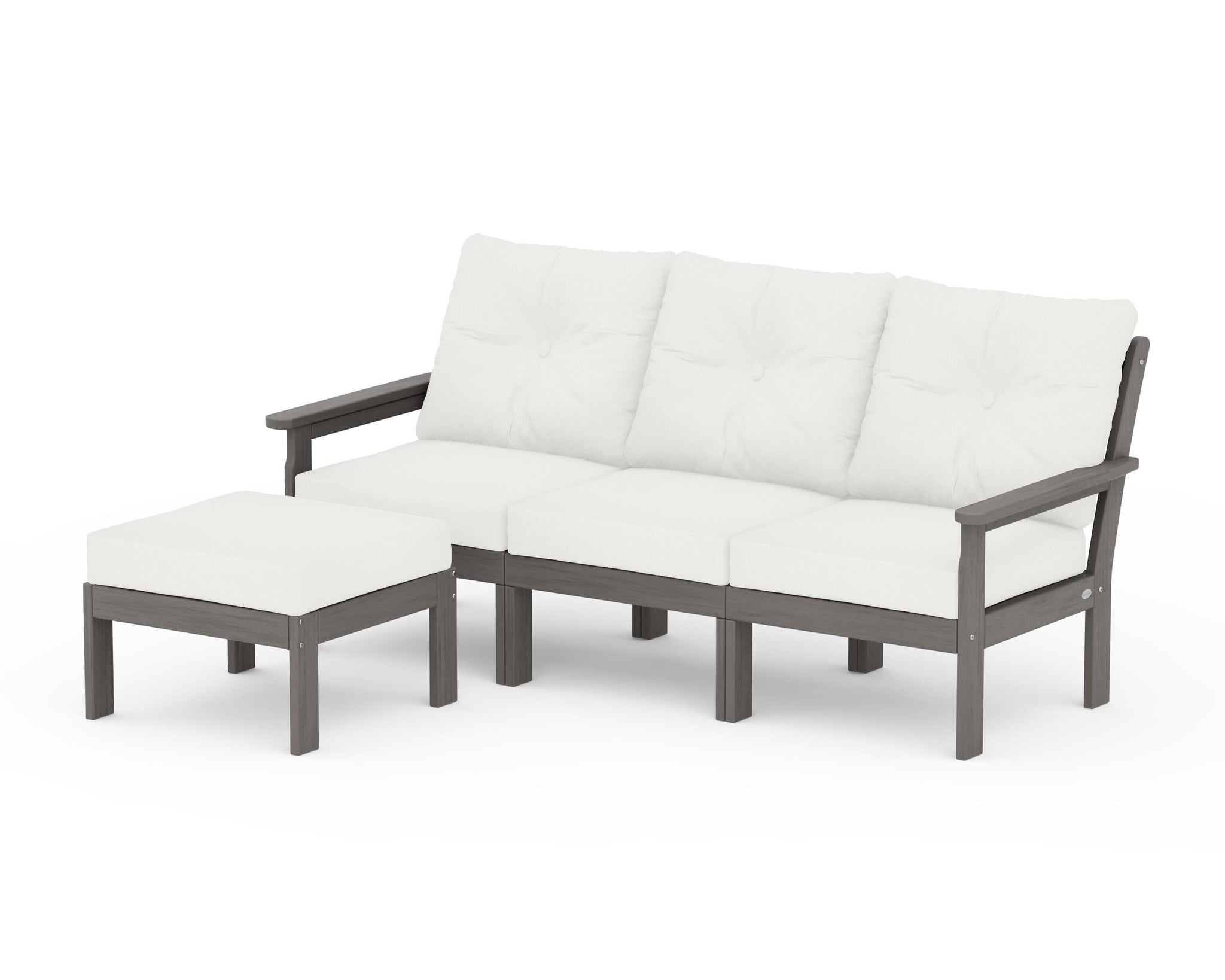 Vineyard 4-Piece Sectional with Ottoman