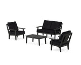 Prairie 4-Piece Deep Seating Set with Loveseat