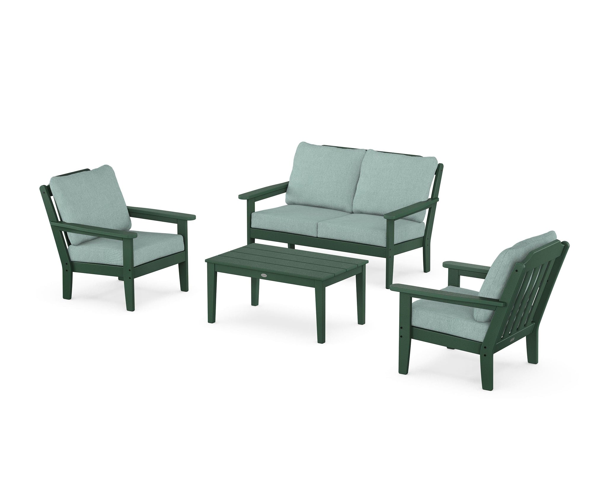 Cottage 4-Piece Deep Seating Set with Loveseat