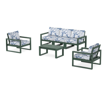 EDGE Sectional 4-Piece Deep Seating Set with Sofa