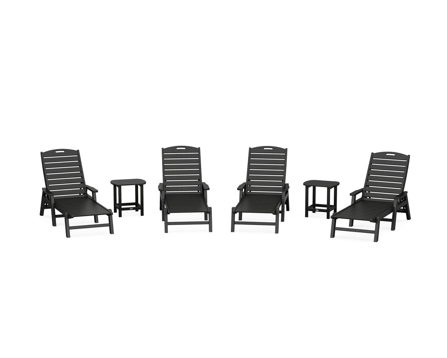 Nautical Chaise 6-Piece Set with Arms
