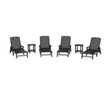 Nautical Chaise 6-Piece Set with Arms