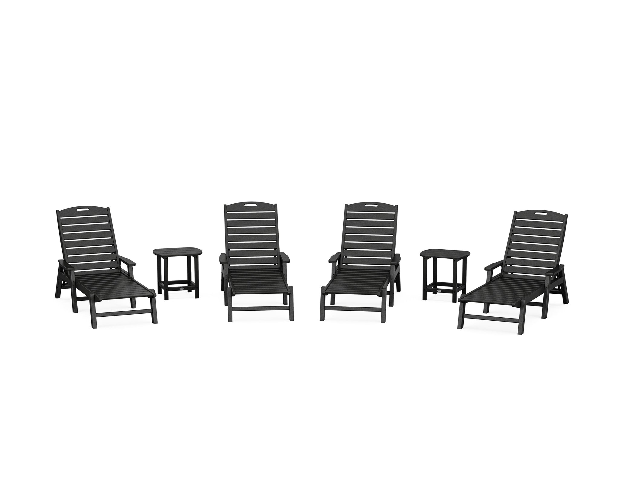 Nautical Chaise 6-Piece Set with Arms