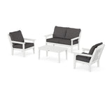 Cottage 4-Piece Deep Seating Set with Loveseat