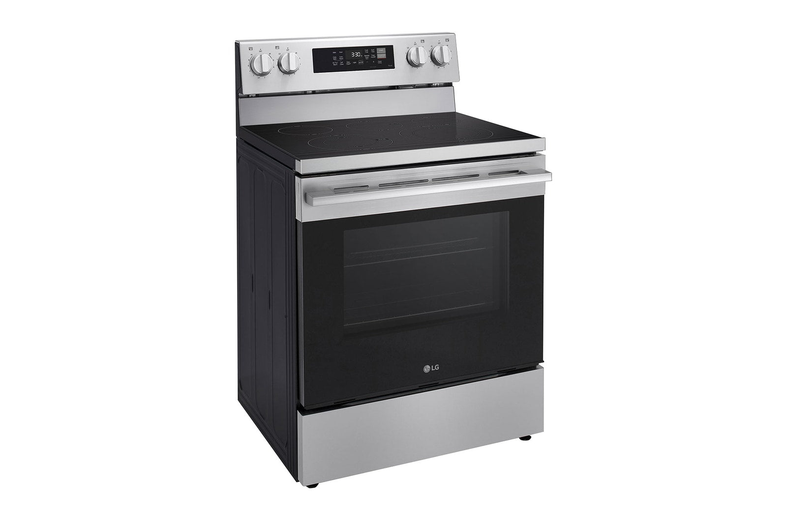 LG 30" Elec. 6.3 cu ft. Range | Fan Convection, Air Fry, EasyClean®& Smart, Stainless, Freestanding