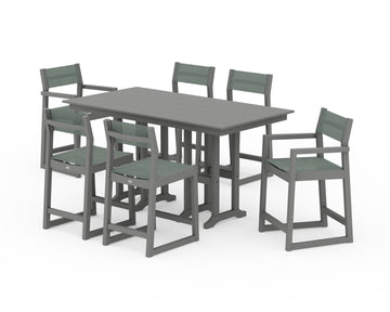 EDGE Sling 7-Piece Farmhouse Counter Set