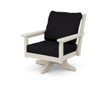 Chippendale Deep Seating Swivel Chair