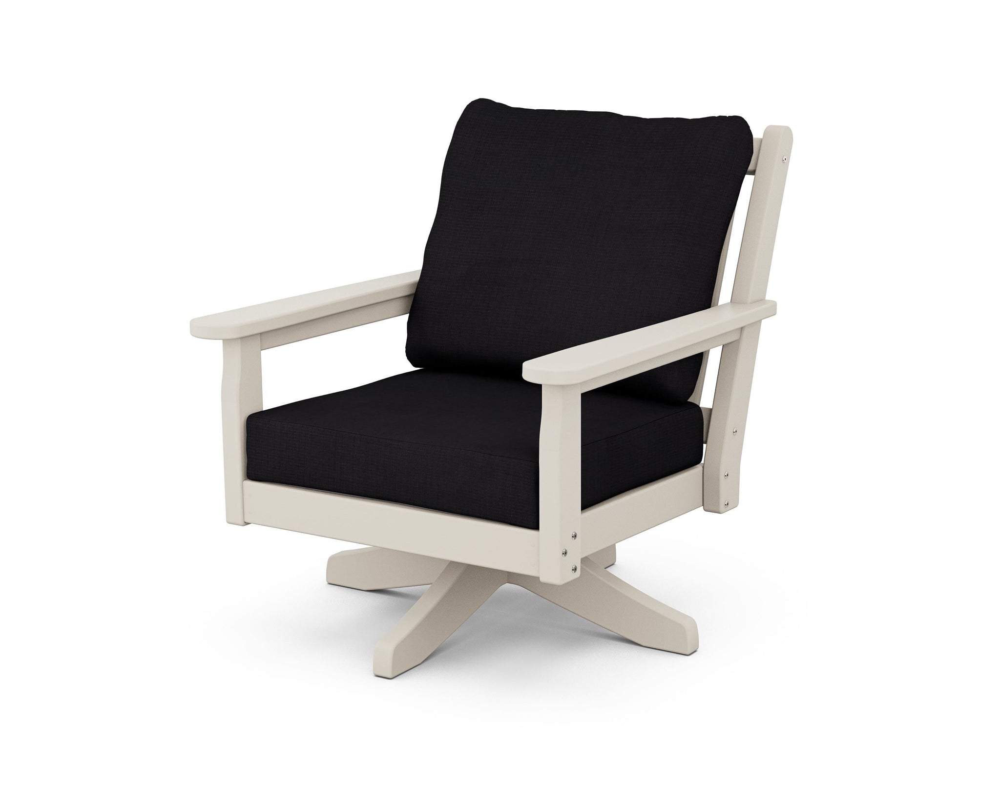 Chippendale Deep Seating Swivel Chair