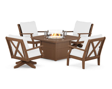 Braxton 5-Piece Deep Seating Set with Fire Table