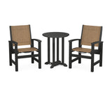 Coastal 3-Piece Round Bistro Dining Set