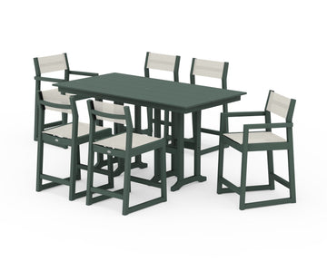 EDGE Sling 7-Piece Farmhouse Counter Set