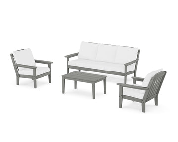 Cottage 4-Piece Deep Seating Set with Sofa