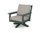 Chippendale Deep Seating Swivel Chair