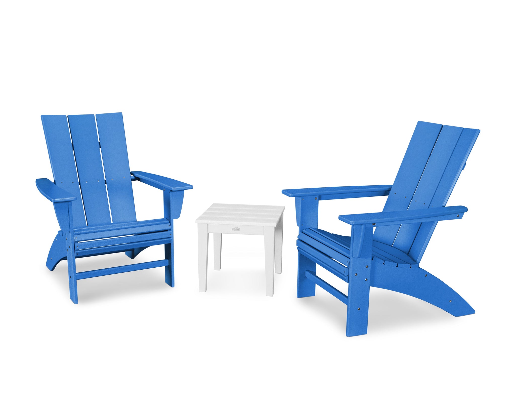 Modern 3-Piece Curveback  Adirondack Set