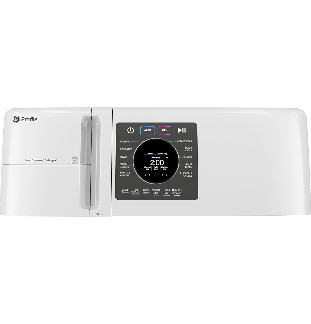 GE Profile™ ENERGY STAR® 4.6 cu. ft. Capacity UltraFast Combo with Ventless Inverter Heat Pump Technology Washer/Dryer
