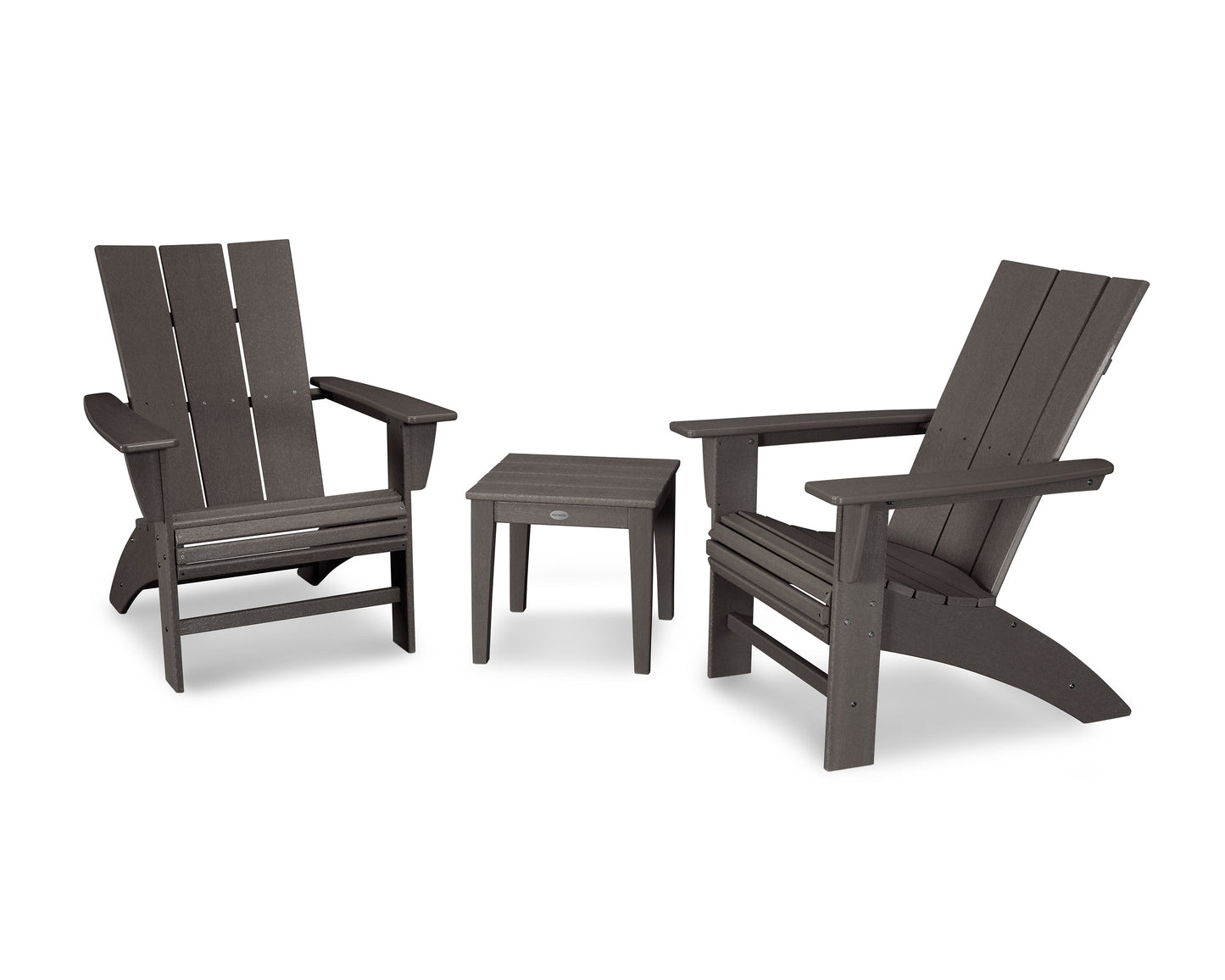 Modern 3-Piece Curveback  Adirondack Set