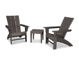 Modern 3-Piece Curveback  Adirondack Set