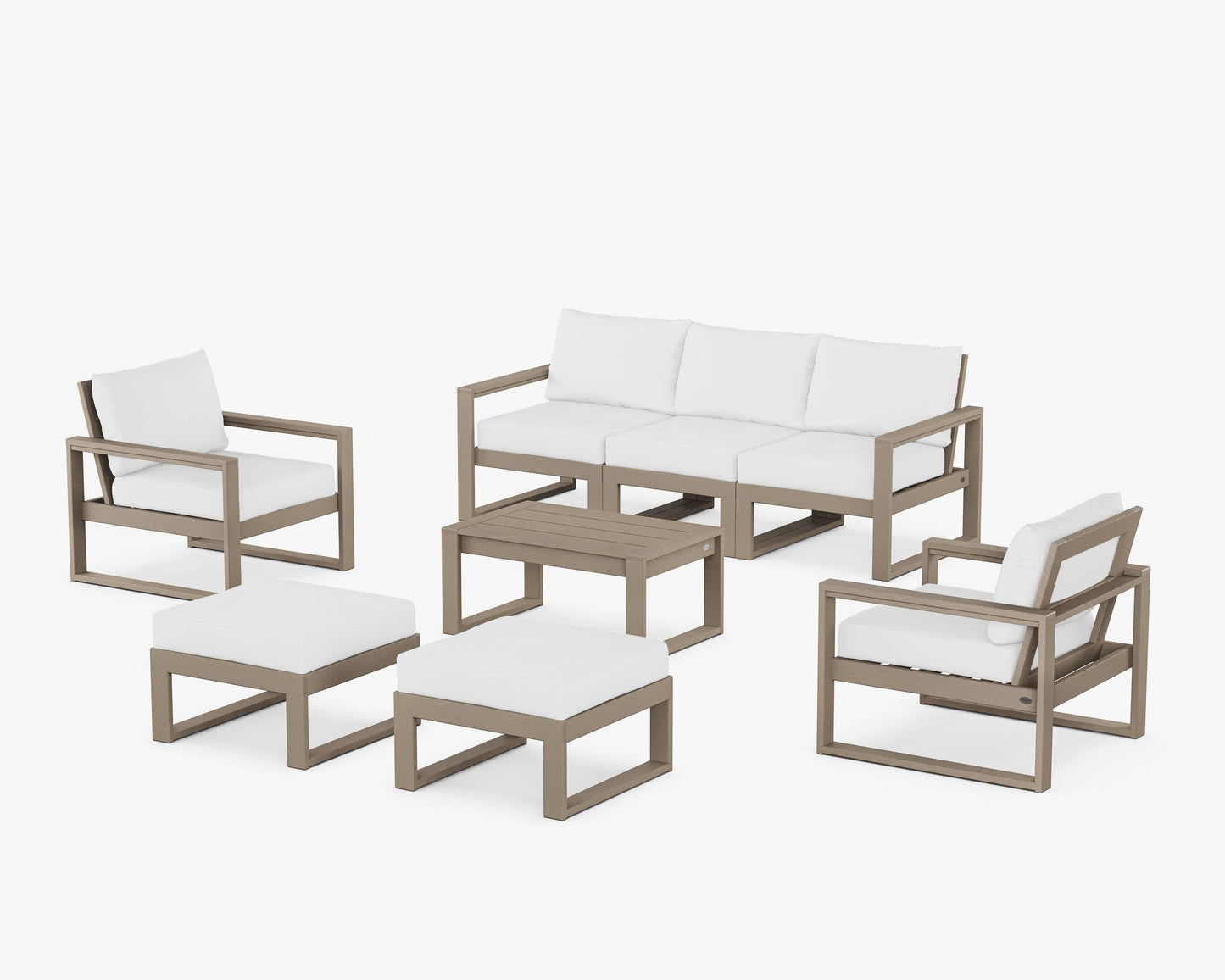 EDGE Sectional 8-Piece Lounge Sofa Set