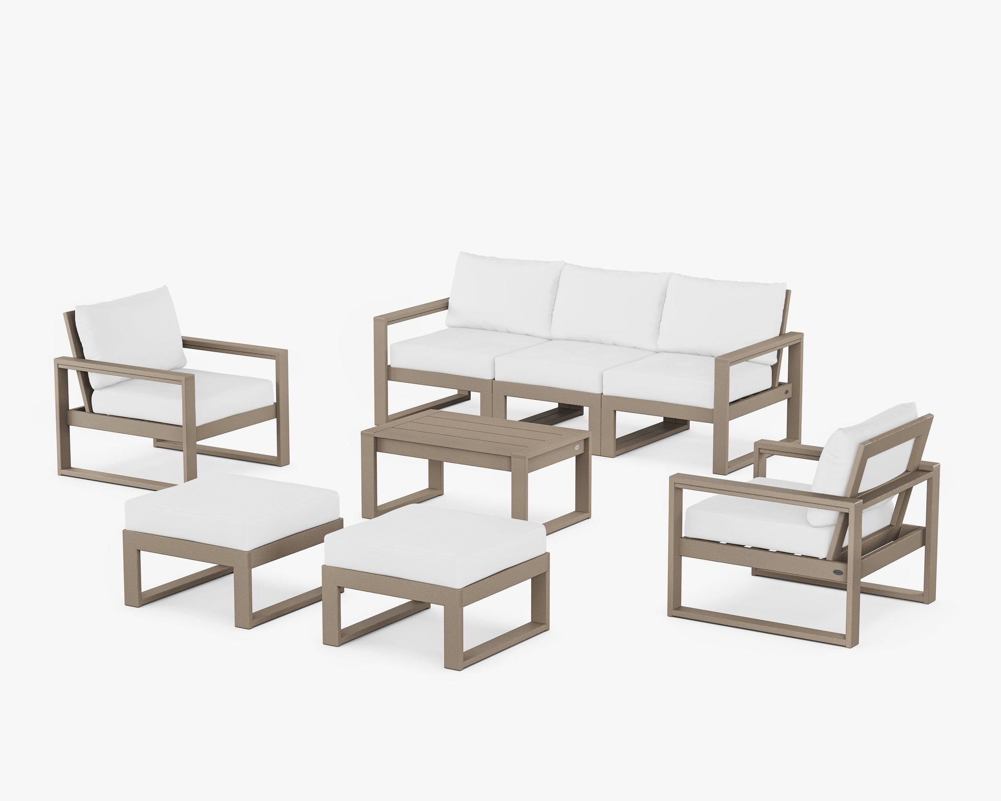 EDGE Sectional 8-Piece Lounge Sofa Set