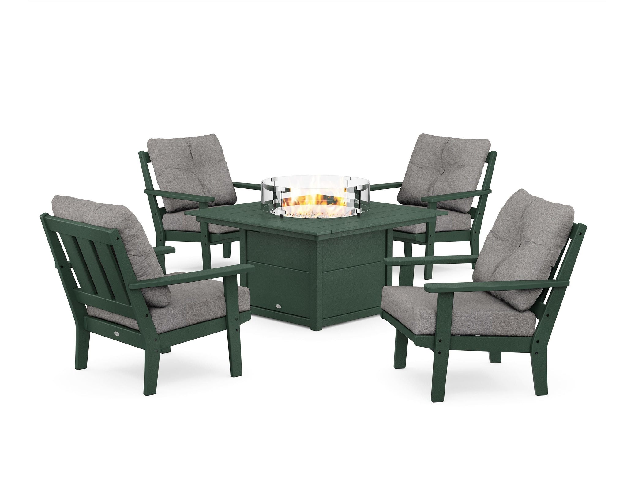 Oxford 5-Piece Deep Seating Set with Fire Pit Table