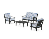 Prairie 4-Piece Deep Seating Set with Loveseat